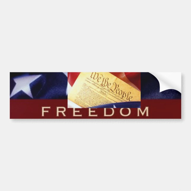 we the people constitution Bumber Sticker (Front)