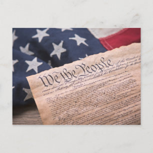 We the People Constitution Postcard
