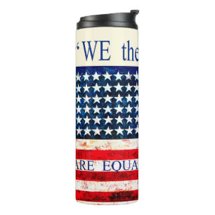 We the People - Created Equal Thermal Tumbler