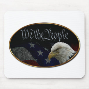 We The People Emblem Mouse Pad