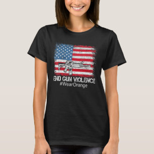 We The People Enough End Gun Violence No Gun Ameri T-Shirt