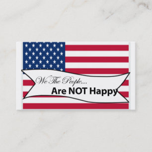 We The People Flag Business Card
