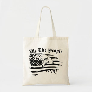 We The People Flag & Eagle #USAPatriotGraphics © Tote Bag