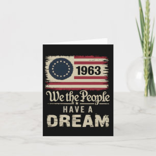We The People Have A Dream Black History Month 1  Card
