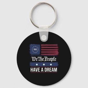 We The People Have A Dream Black History Month  Key Ring