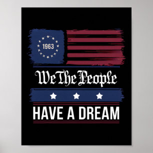 We The People Have A Dream Black History Month Poster