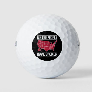 We the People Have Spoken Map of 2024 Election Golf Balls