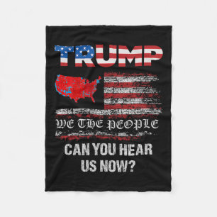 We The People Have Spoken Tee Usa Election 2024 Re Fleece Blanket