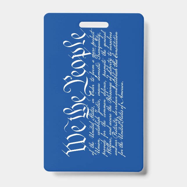 We the People ID Badge (Front)