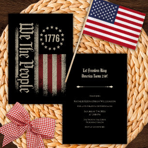We the People Independence Day Party  Invitation