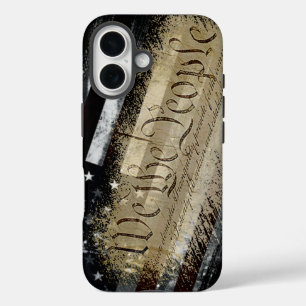 We The People Industrial American Flag iPhone 16 Case