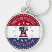 We The People July 4 1776 Bell with 13 & 50 Stars