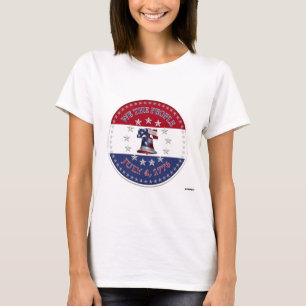 We The People July 4 1776 Bell with 13 & 50 Stars T-Shirt