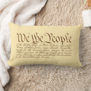We the People Lumbar Cushion