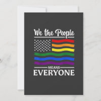 We The People Means Everyone LGBTQ Pride Month