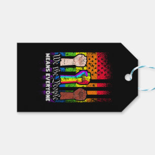 We The People Means Everyone US Constitution LGBT  Gift Tags