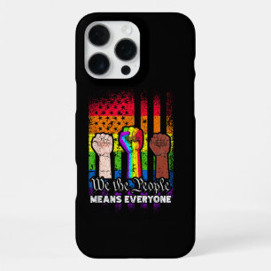 We The People Means Everyone US Constitution LGBT iPhone 16 Pro Max Case