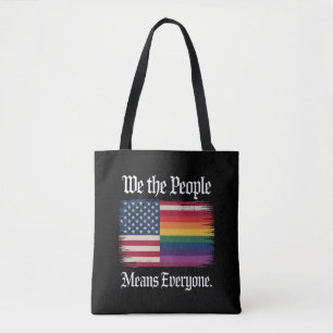 We The People Means Everyone Usa Lgbt Equality  Tote Bag