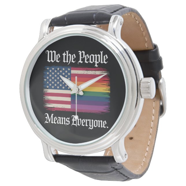 We The People Means Everyone Usa Lgbt Equality  Watch (Angled)