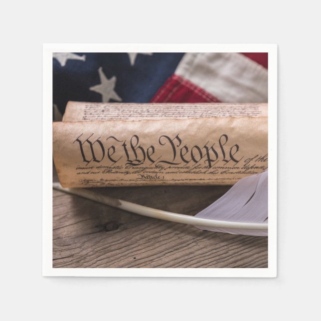 We the People Napkin (Front)