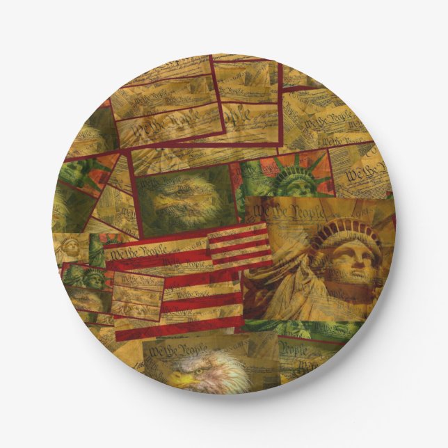 We The People Paper Plate (Front)