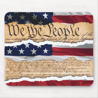We The People Patriotic Mouse Pad