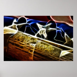 We The People Patriotic Poster