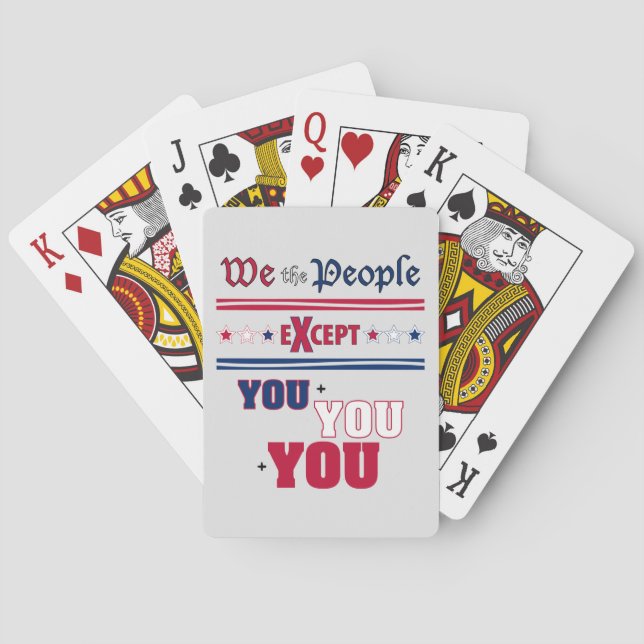 We the People   Playing Cards (Back)