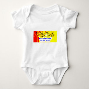 We The People Remake Yourself The MUSEUM Zazzle Gi Baby Bodysuit