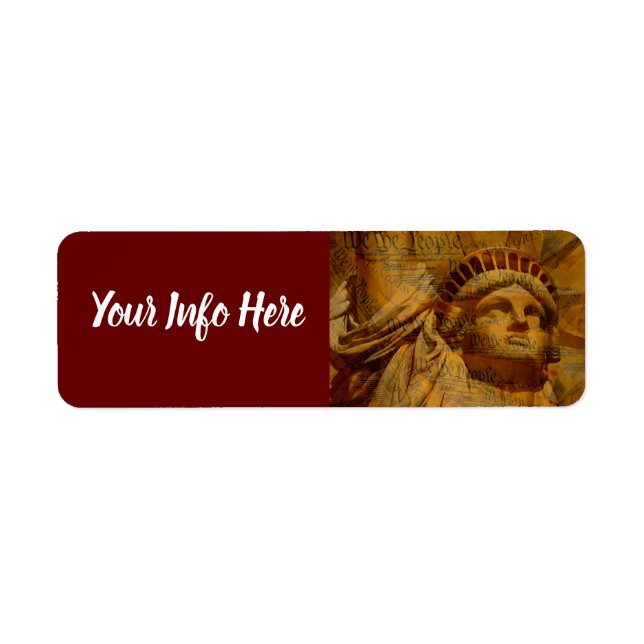 We The People Return Address Label (Front)