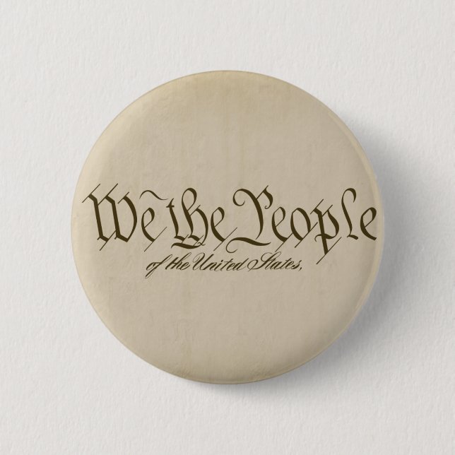 We The People Round Buttons (Front)