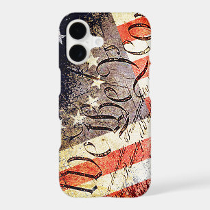 WE THE PEOPLE Rustic American Flag
