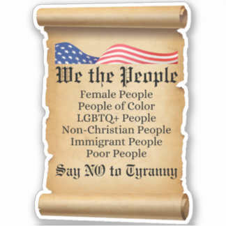 We the People Say No to Tyranny