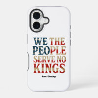 We The People Serve No Kings Pro-Democracy Patriot