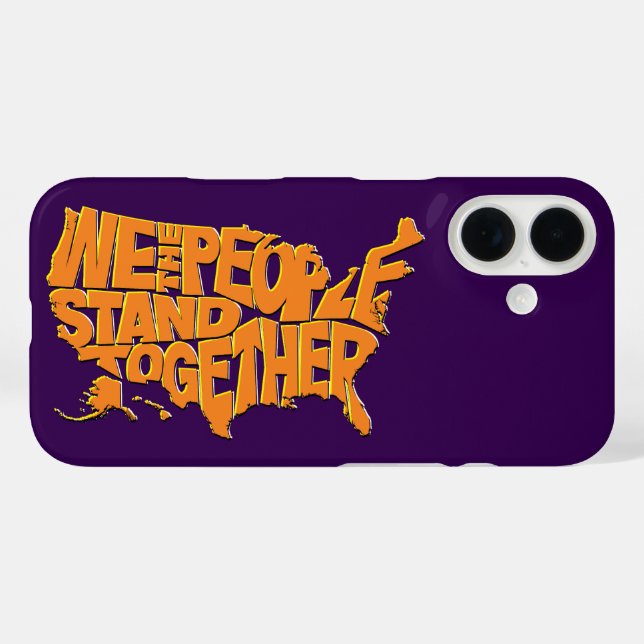 We the People Stand Together Case-Mate iPhone Case (Back (Horizontal))