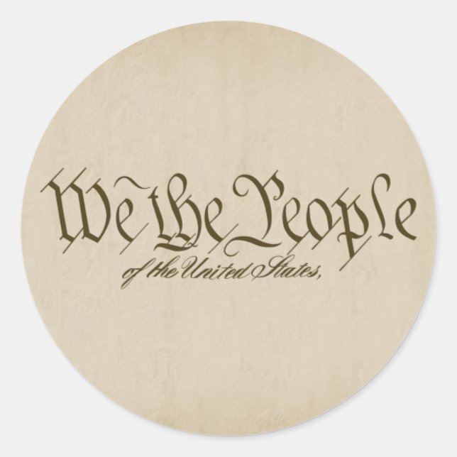We The People Stickers (Front)