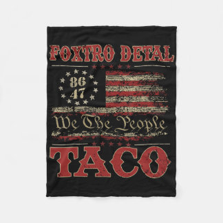 We The People Taco Foxtrot Delta Taco 2  Fleece Blanket
