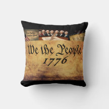 We the People Throw Pillow