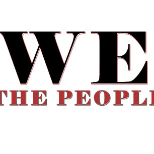 We The People Typography Mug Patriotic Quote