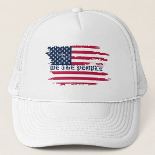 We The People, United States Constitution ballcap Trucker Hat