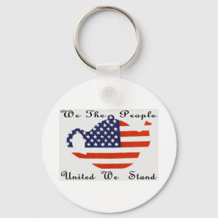 We The People United We Stand Keychain