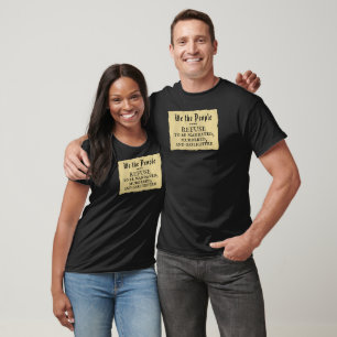 We the People US Constitution Freedom Rights T-Shirt