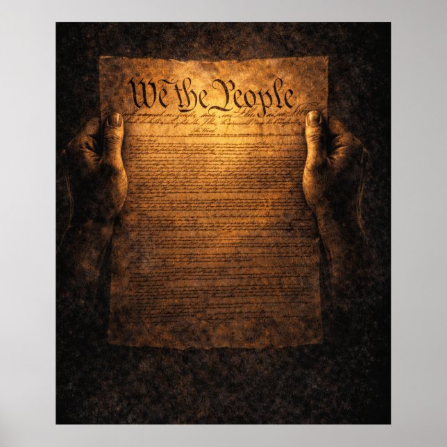 We the People US Constitution  Poster (Front)