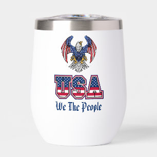 We the People USA Flag and Eagle