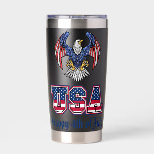 We the People USA Flag and Eagle Insulated Tumbler