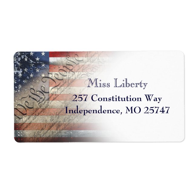 We The People Vintage American Flag (Front)