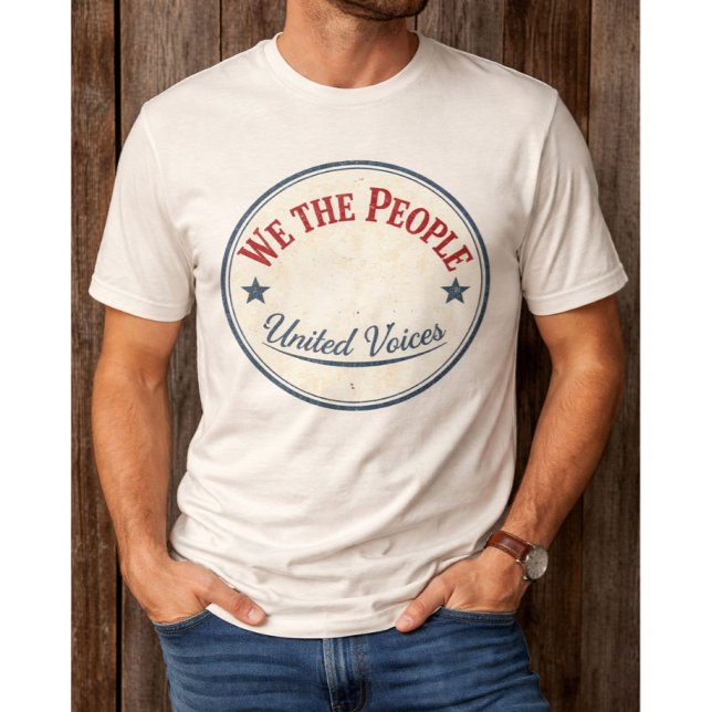 We The People Vintage Badge T-Shirt (Creator Uploaded)