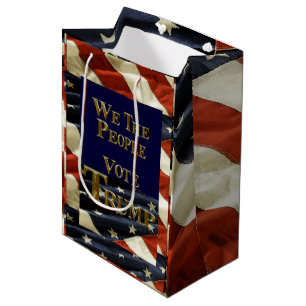 WE THE PEOPLE VOTE TRUMP MEDIUM GIFT BAG
