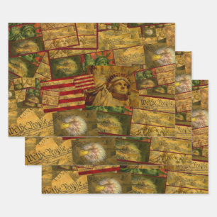 We The People Wrapping Paper Sheet