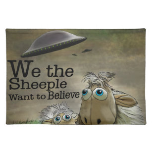 We the Sheeple American MoJo Placemats